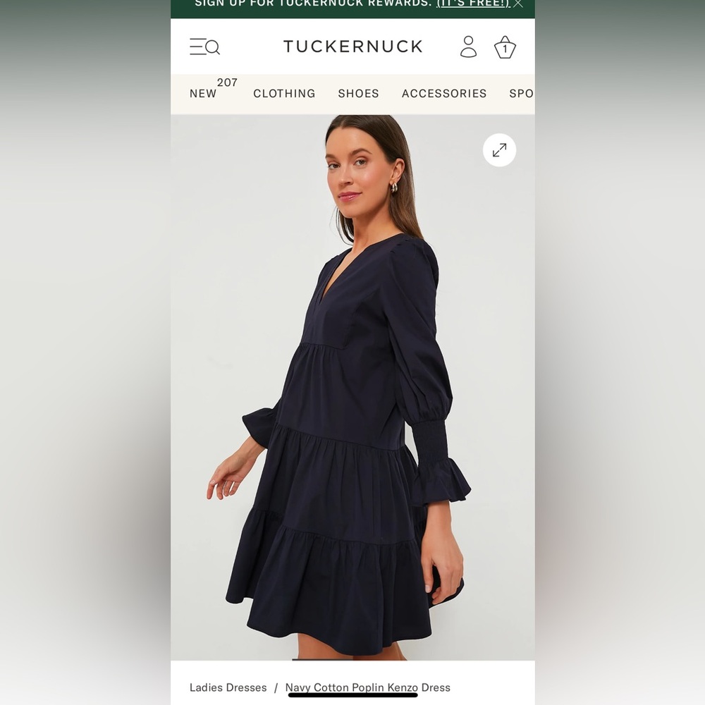 Tuckernuck Navy Pomander Place Kenzo Dress